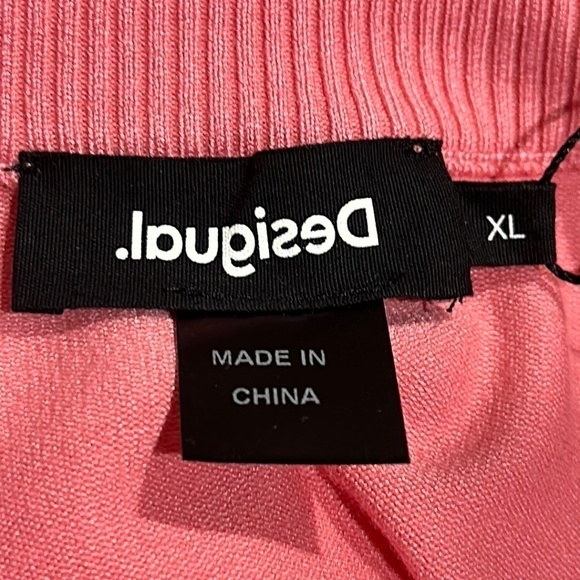 Desigual Awesome Scissors Embroidery Pullover Sweater Size XL - NWT - Picture 8 of 12